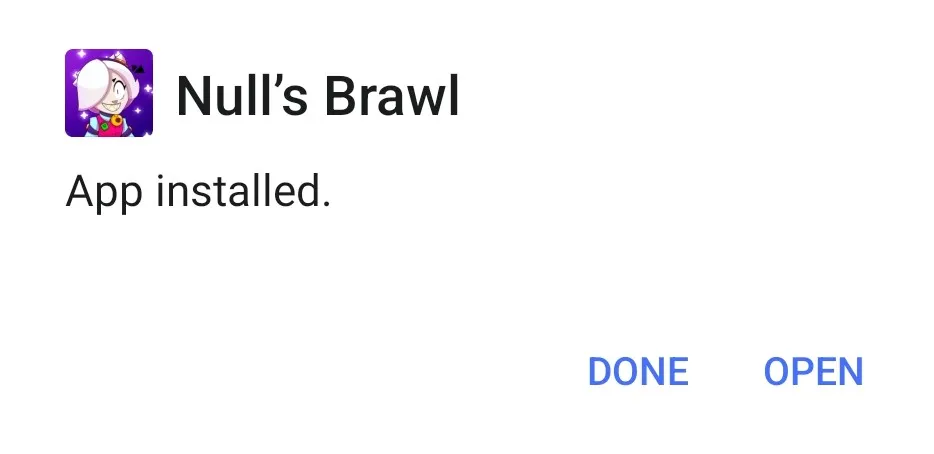 Nulls Brawl installing-Game