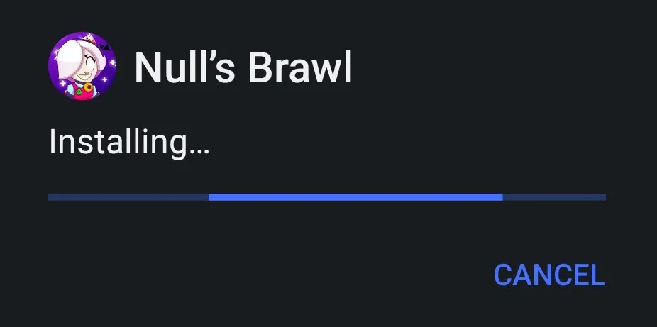 Nulls Brawl installing-Game